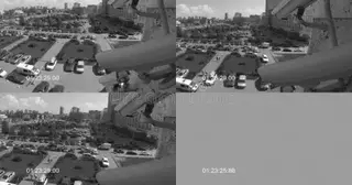 Установка систем видеонаблюдения на парковке в Пыти-Яхах в октябре